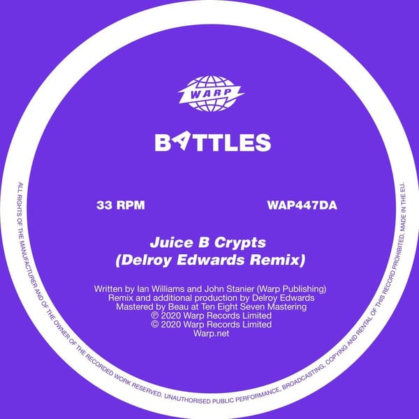 Juice B Crypts (Delroy Edwards Mix) cover