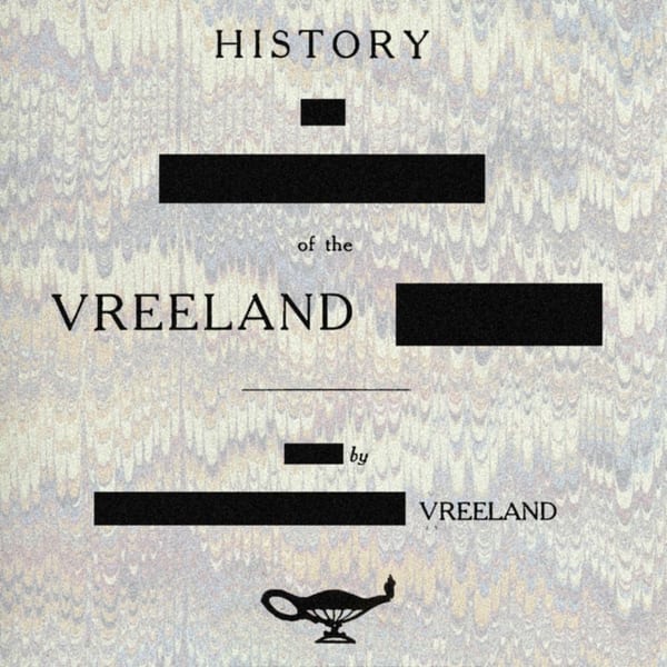 History of the Vreeland cover