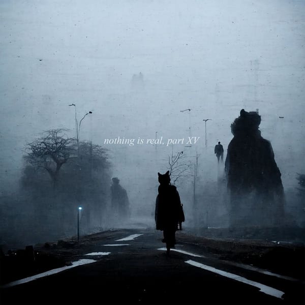 nothing is real, part XV cover
