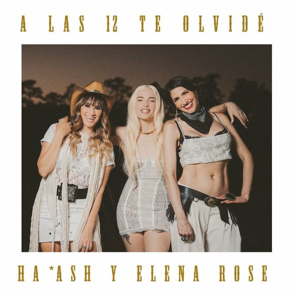 A las 12 Te Olvidé cover