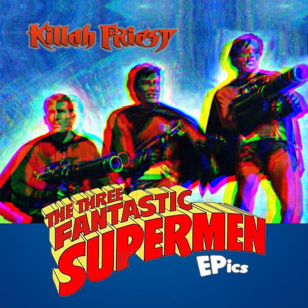 The Three Fantastic Supermen Epics cover