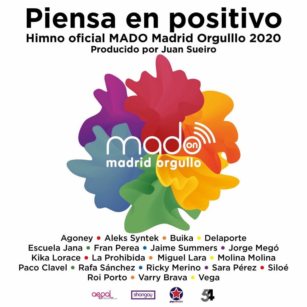 Piensa En Positivo (Madrid Pride 2020 by Juan Sueiro) cover