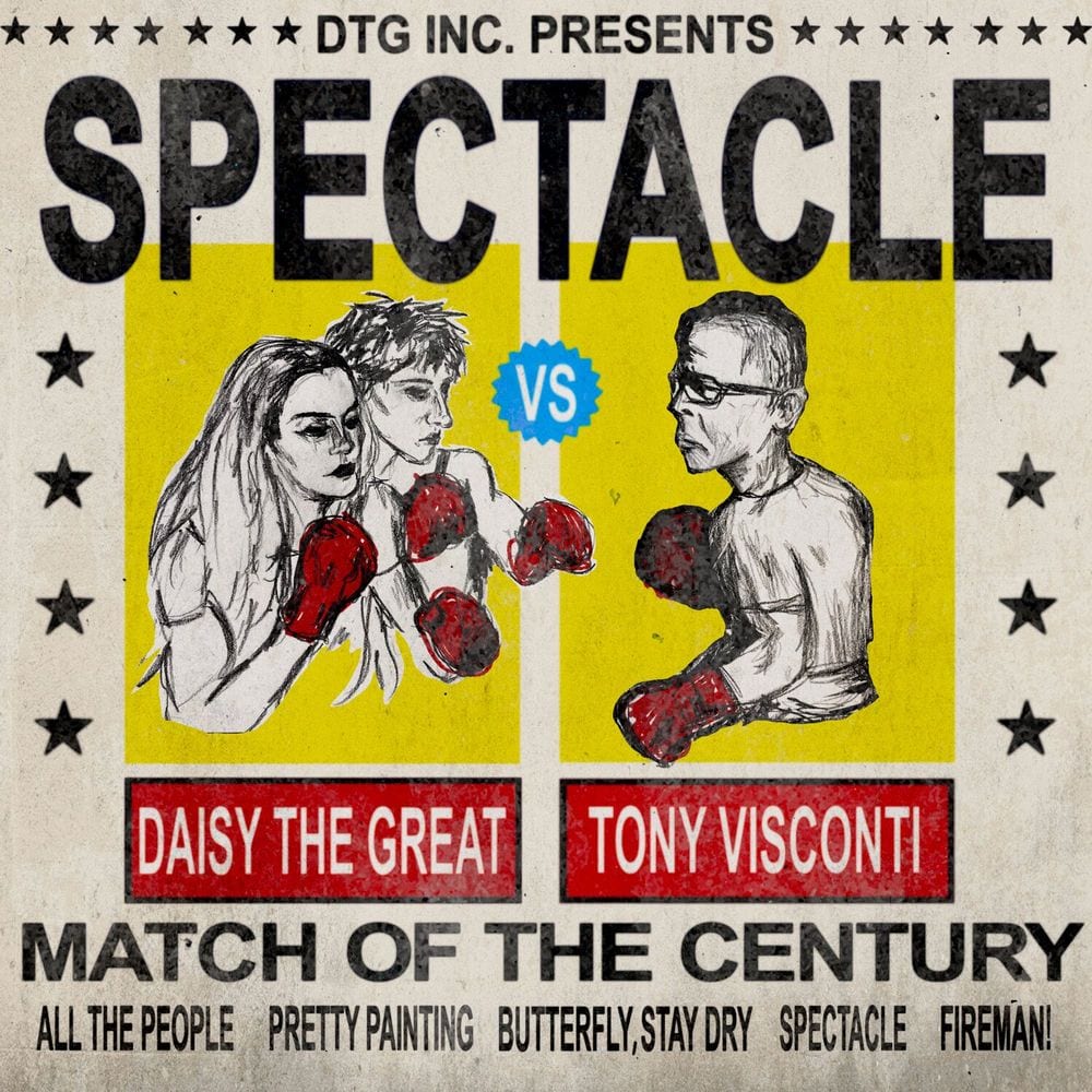Spectacle: Daisy the Great vs. Tony Visconti cover