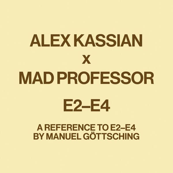 E2-E4 (A reference to E2-E4 by Manuel Gottsching) cover
