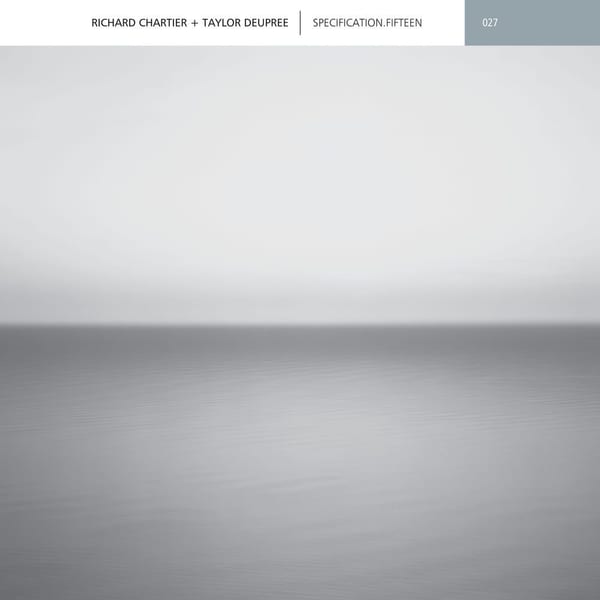 Specification.Fifteen cover