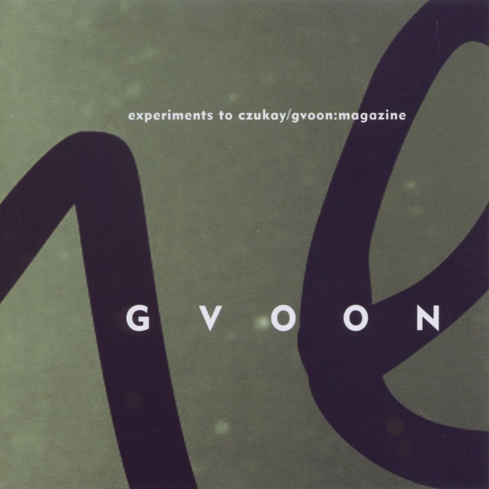 experiments to czukay/gvoon:magazine cover