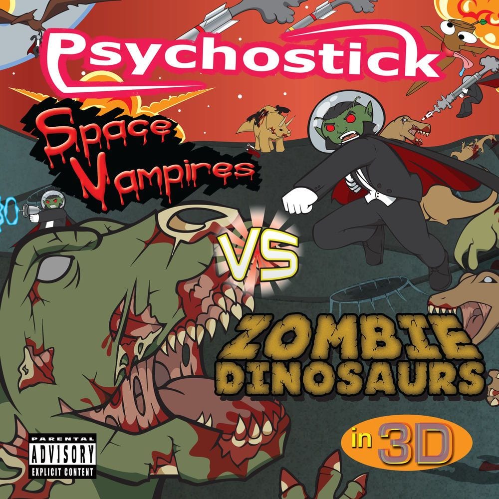 Space Vampires vs. Zombie Dinosaurs in 3-D cover