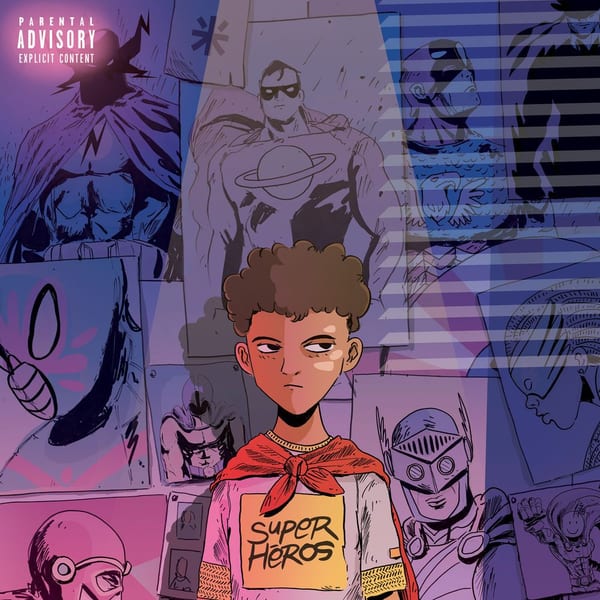 Super héros album cover