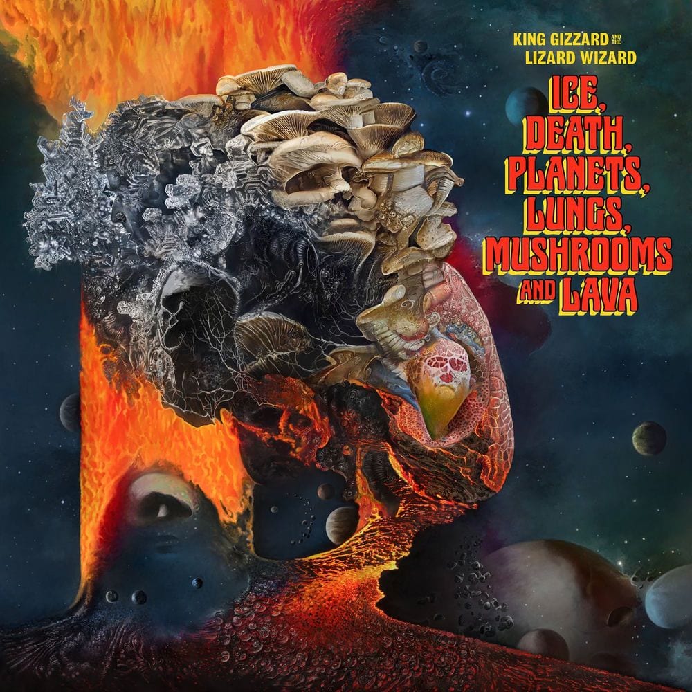 Ice, Death, Planets, Lungs, Mushrooms and Lava cover