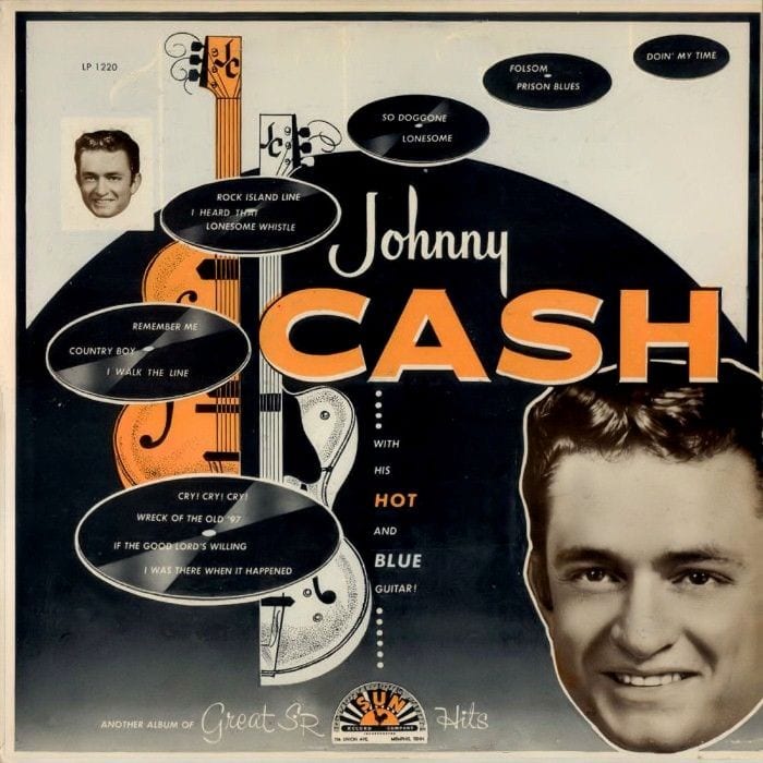 Johnny Cash With His Hot and Blue Guitar cover