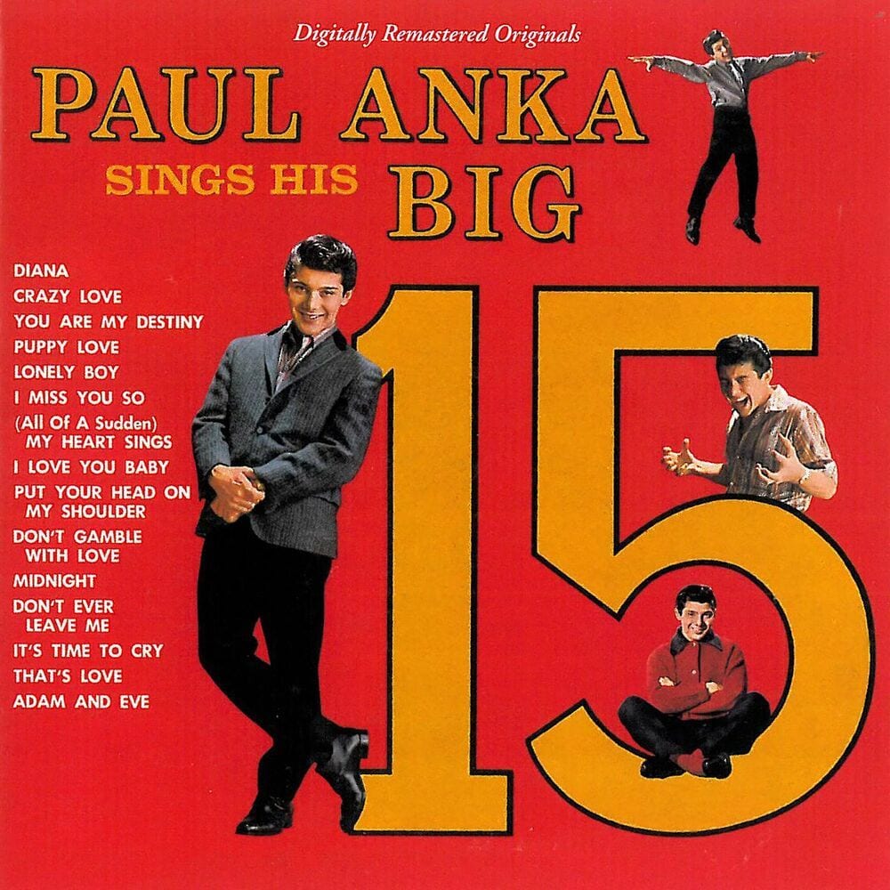 Paul Anka Sings His Big 15 cover