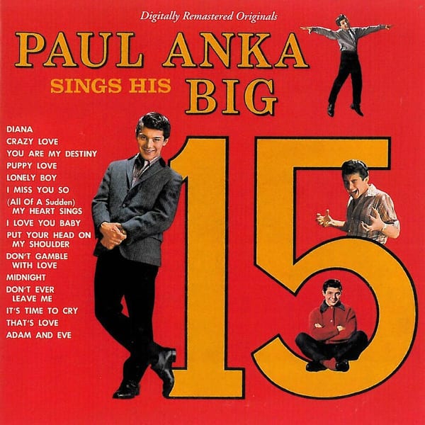 Paul Anka Sings His Big 15 cover