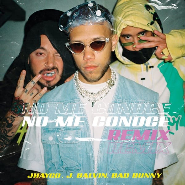 No Me Conoce (Remix) cover