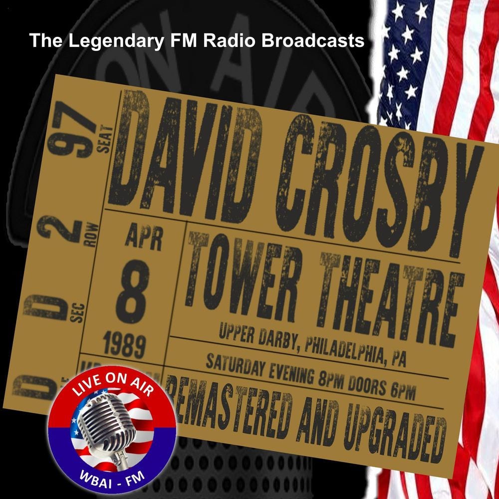 Legendary FM Broadcasts - Tower Theatre Upper Darby Philadelphia PA 8th April 1989 cover