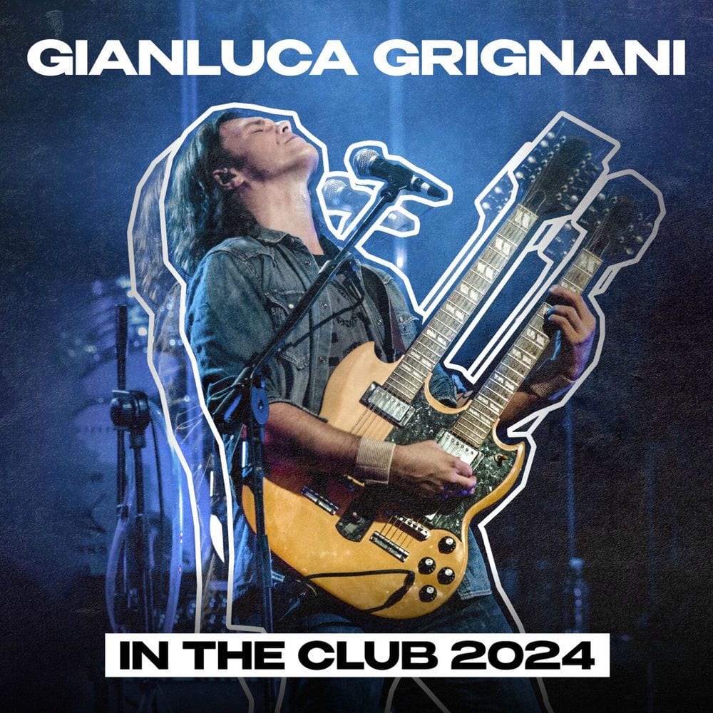 Gianluca Grignani IN THE CLUB 2024 cover