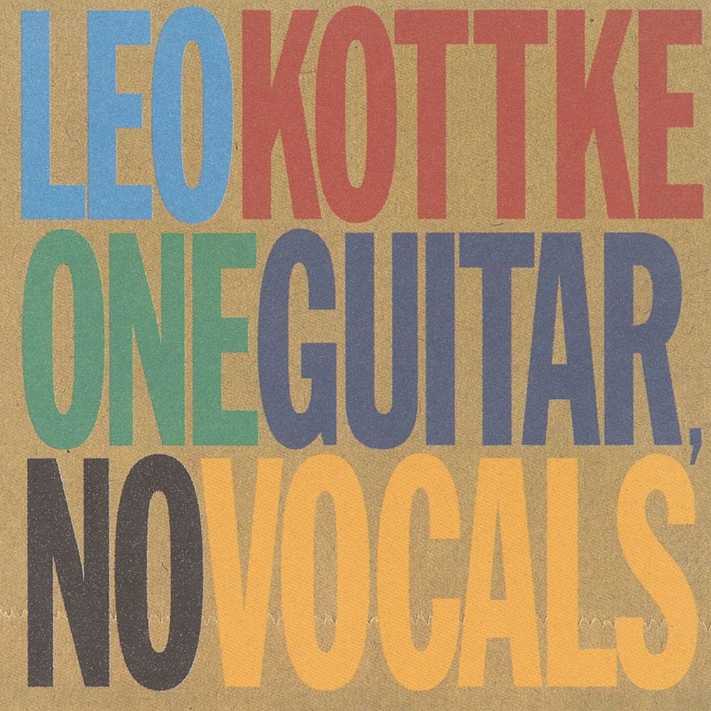 One Guitar, No Vocals cover