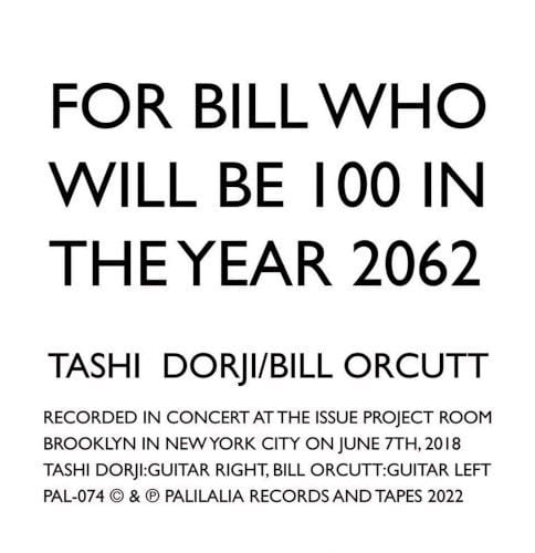 For Bill Who Will Be 100 in the Year 2062 cover