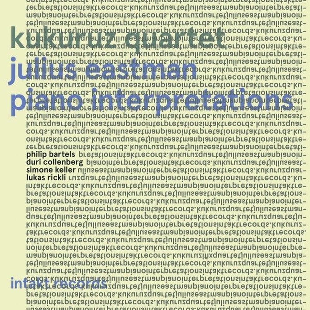 Julius Eastman Piano Interpretations cover