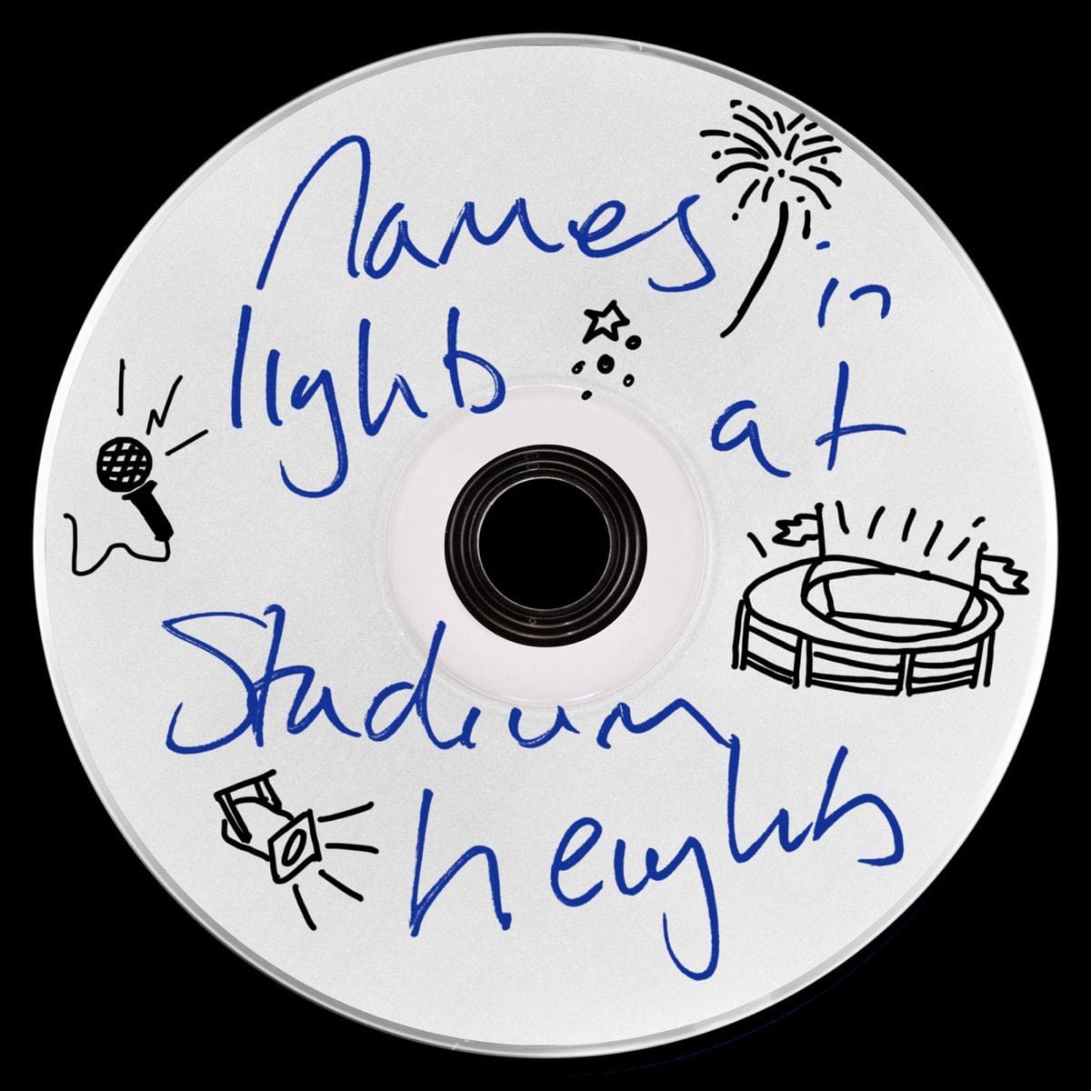 names in light at stadium heights cover
