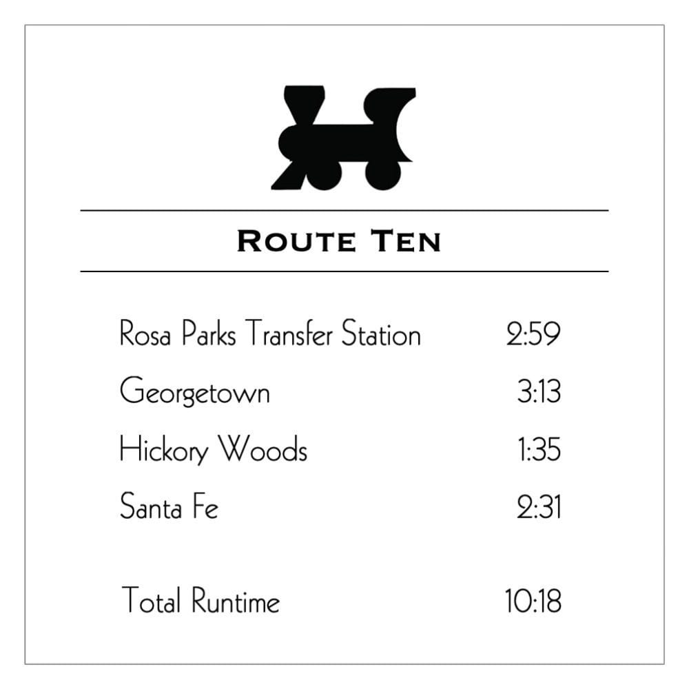 TAKE A RIDE ON THE TEN BUS cover
