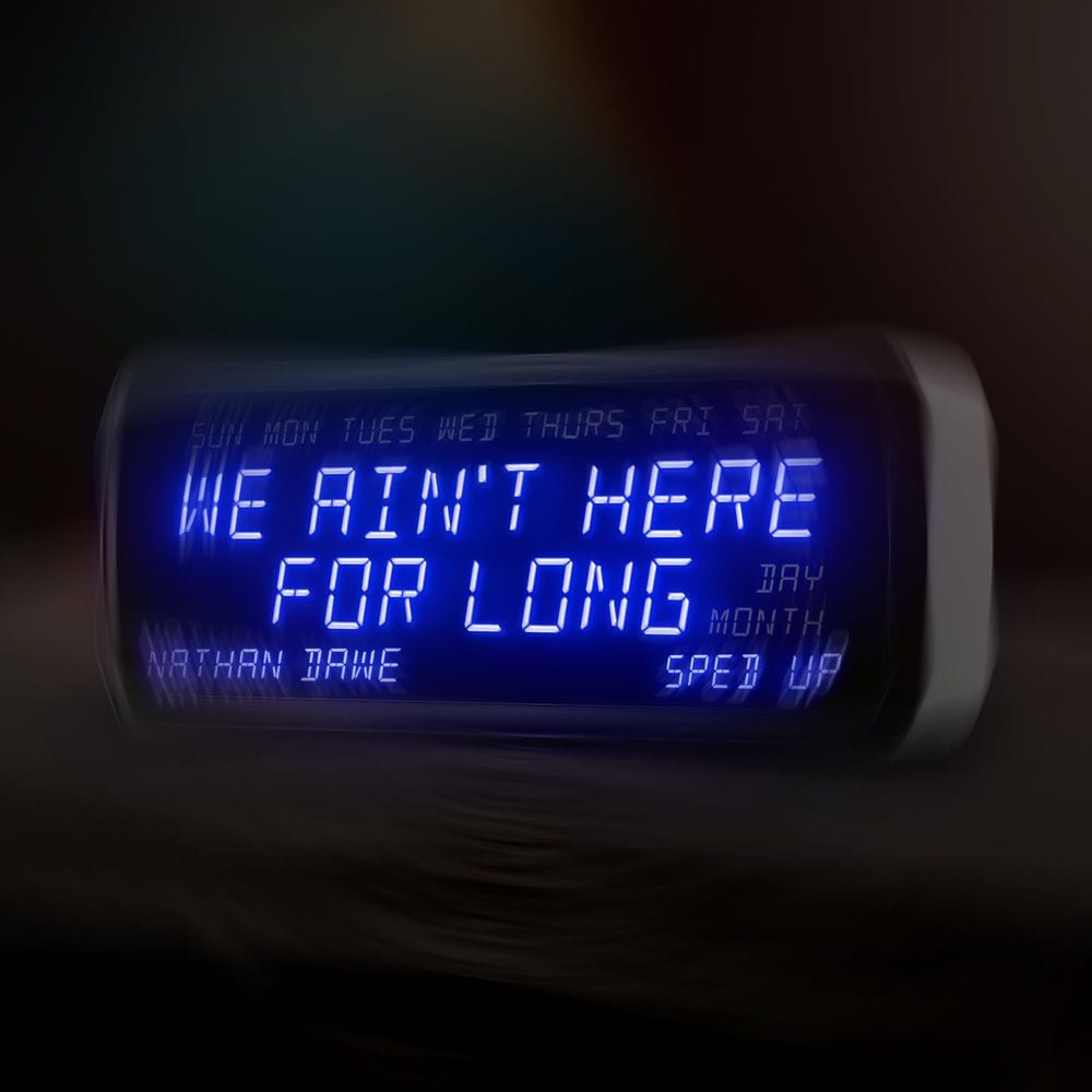 We Ain't Here For Long (Sped Up) cover