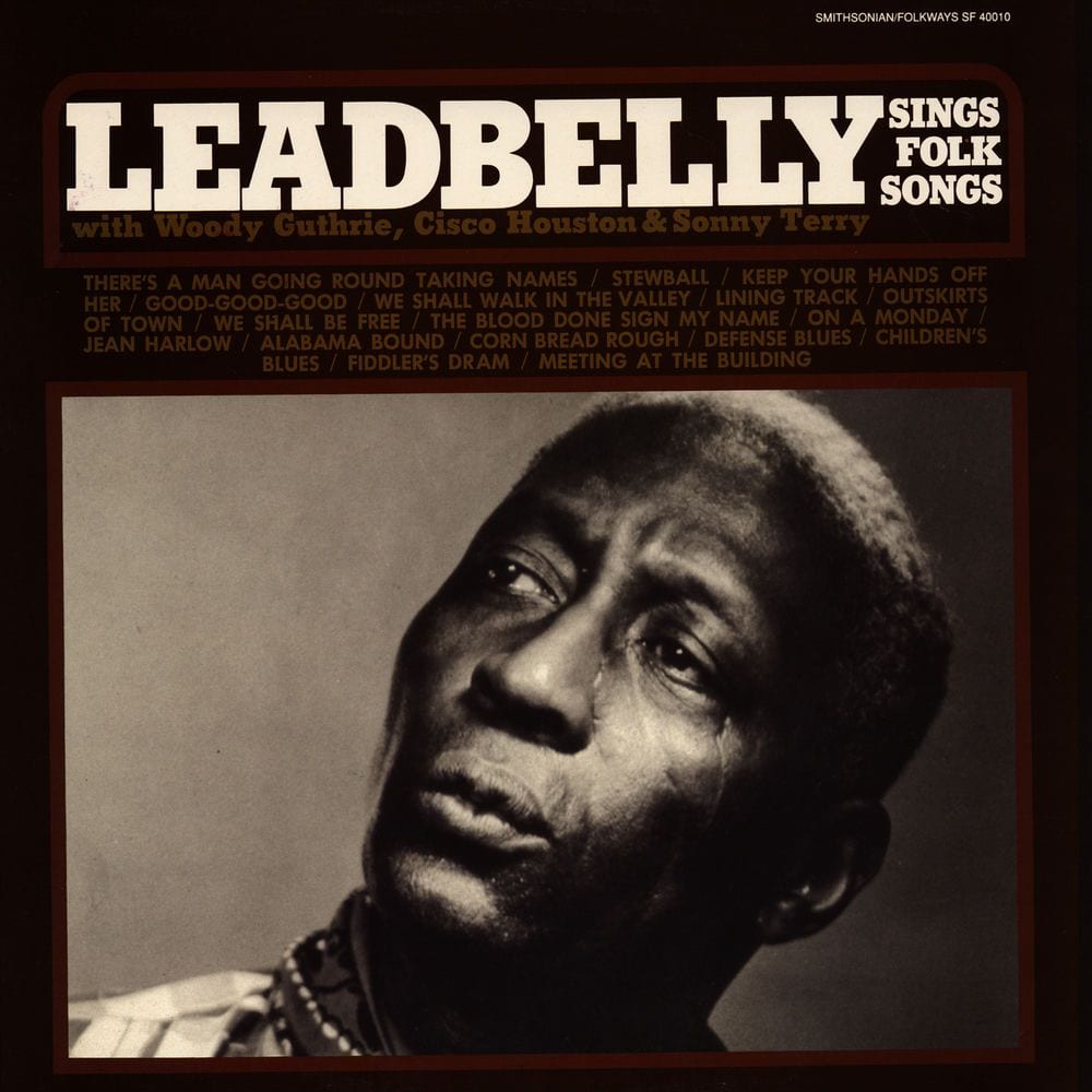 Leadbelly Sings Folk Songs cover