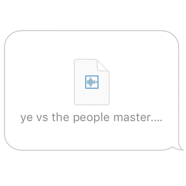 Ye vs. the People (starring TI as the People) cover