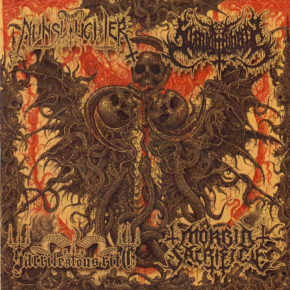 Split with ​Slaughtbbath​ / ​Sacrilegious Rite​ / ​Morbid Sacrifice cover