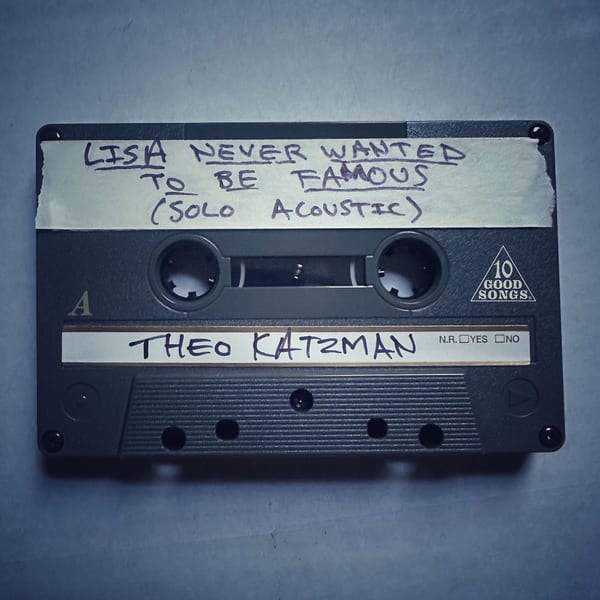 Lisa Never Wanted to Be Famous (Solo Acoustic) album cover