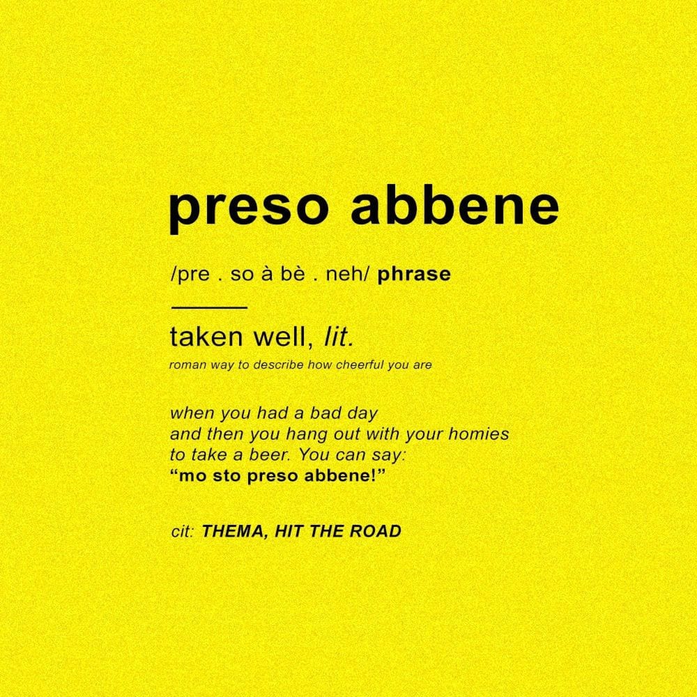 Preso abbene cover
