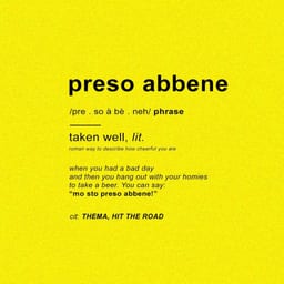 Preso abbene album cover