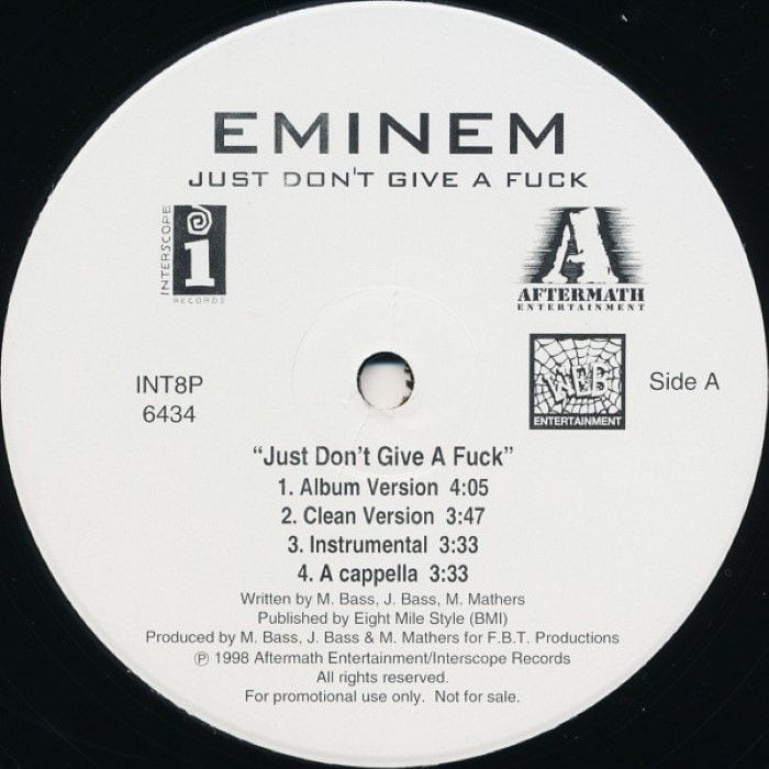 Just Don't Give a Fuck cover