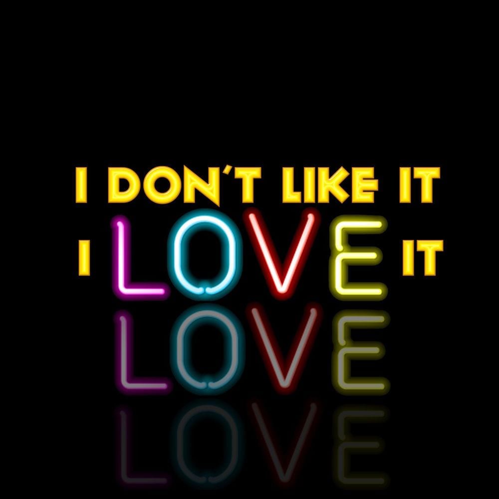 I Don't Like It I Love It cover