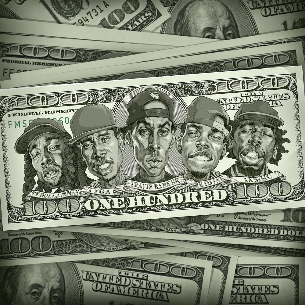 100 (feat. Kid Ink, Ty Dolla $ign, Iamsu!, & Tyga) cover