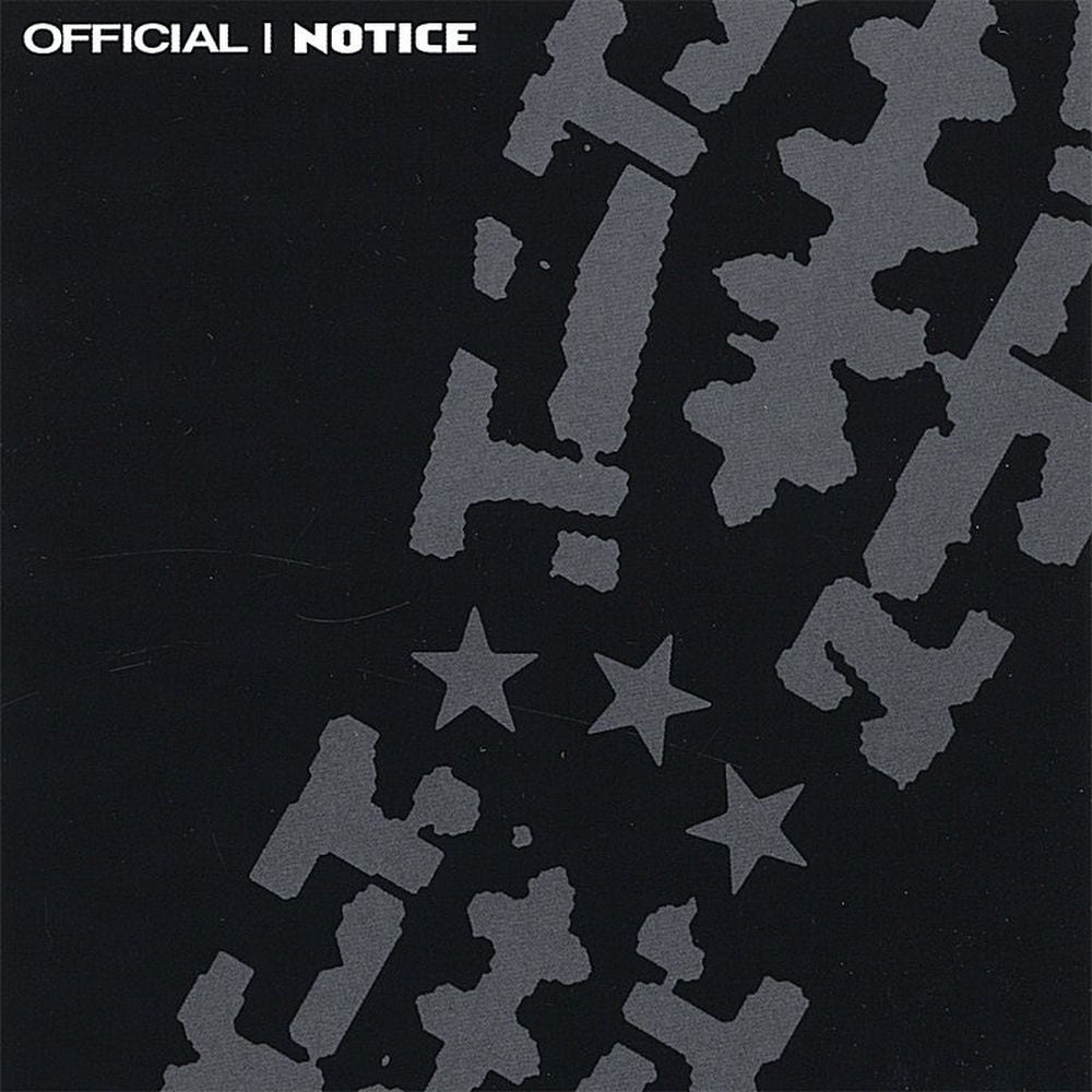 Notice cover