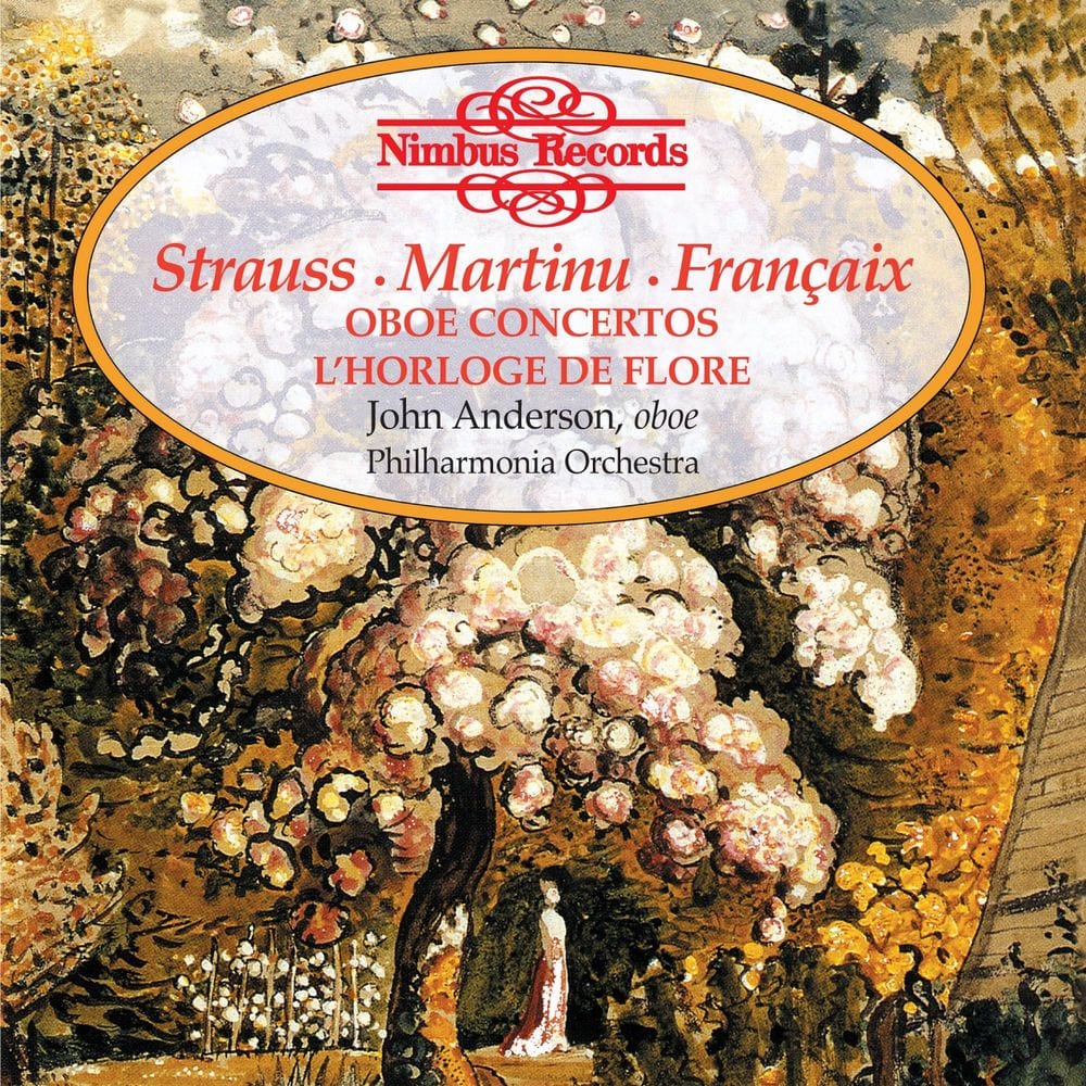 Strauss, Martinu & Françaix: Oboe Concertos cover