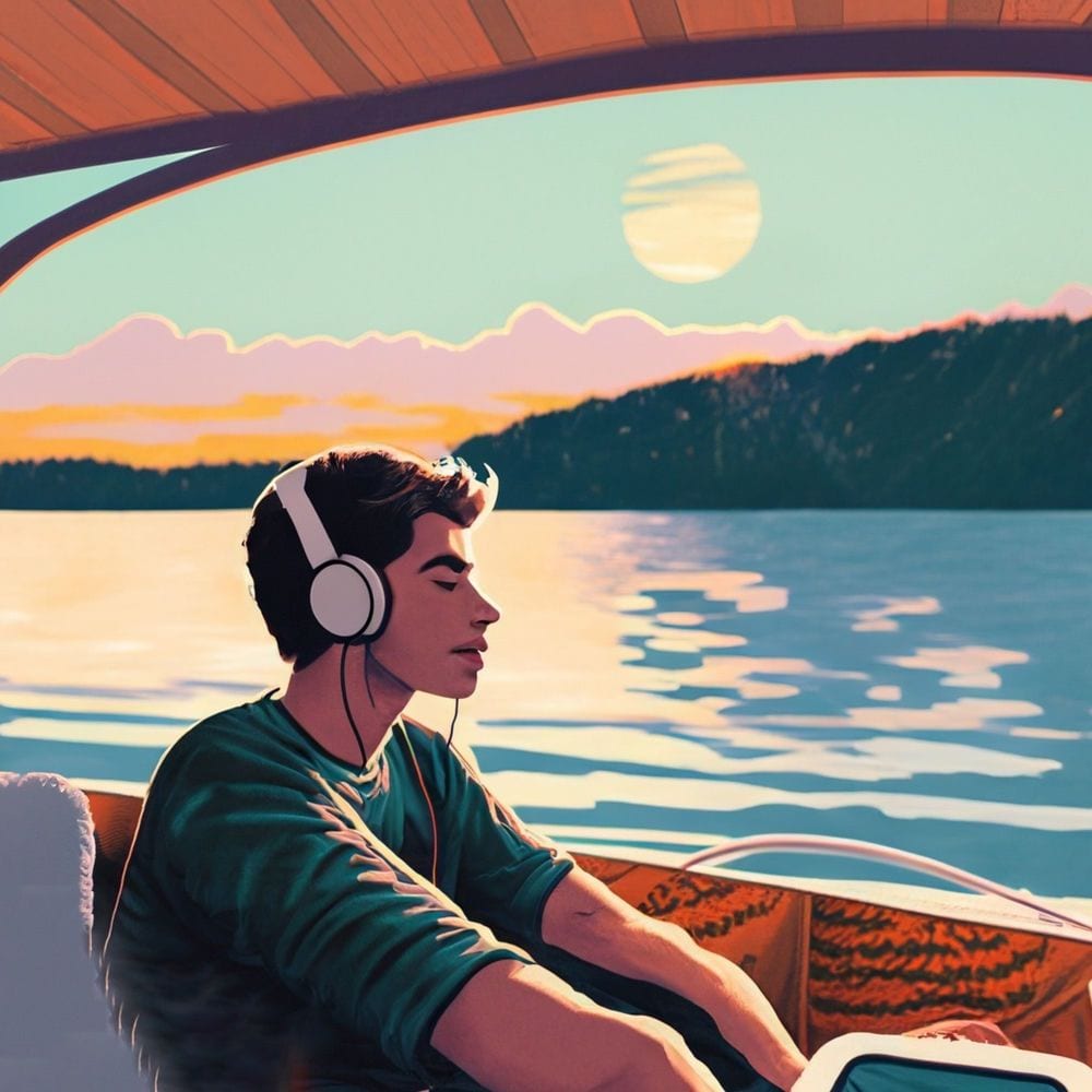 Boat at the Sunset cover