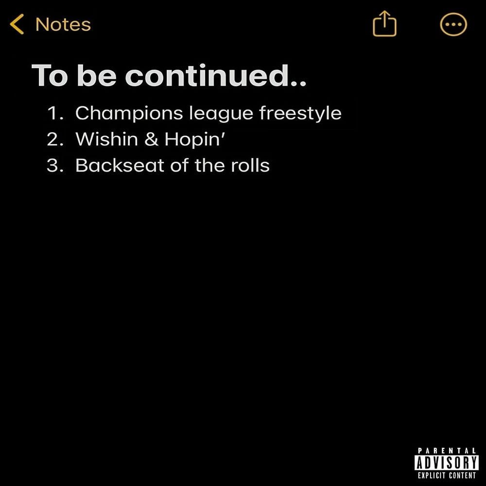 To be continued... cover