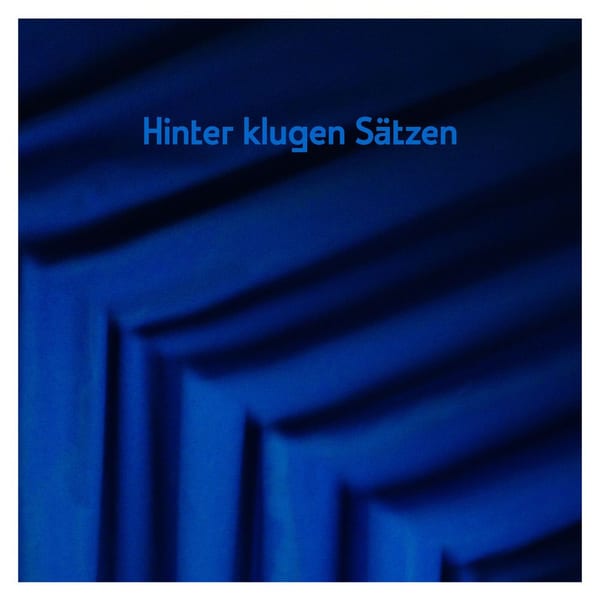 Hinter klugen Sätzen album cover