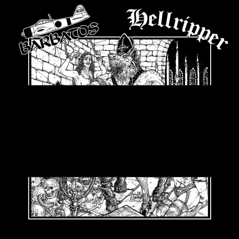 Nunfucking Armageddon 666 / Vomit on the Cross cover