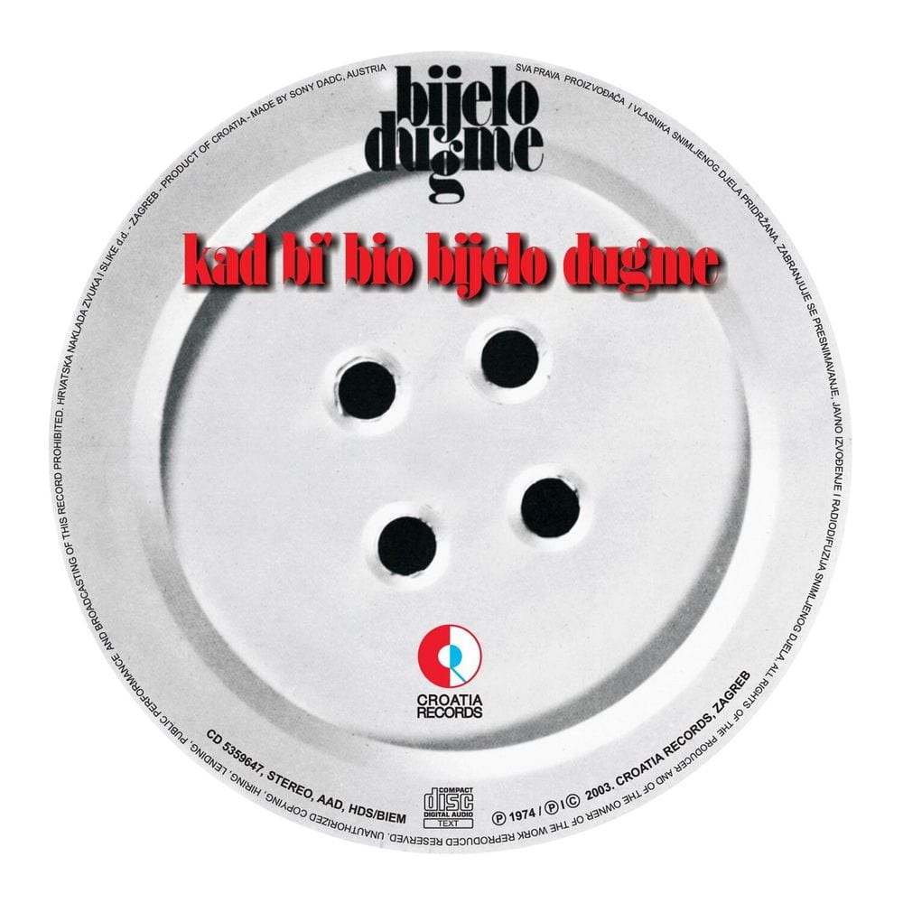 Kad bi' bio bijelo dugme cover