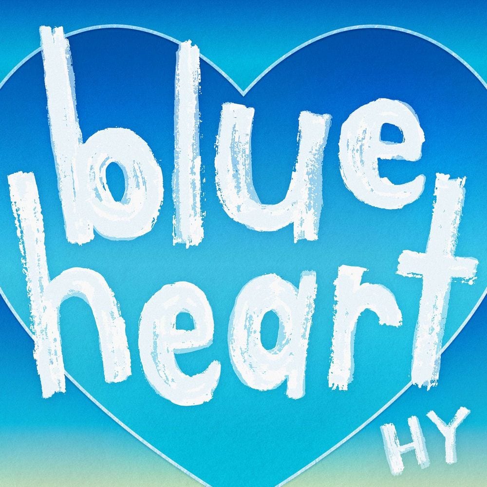 blue heart cover