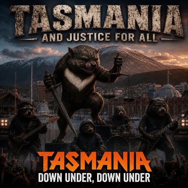 Tasmania Down Under, Down Under album cover
