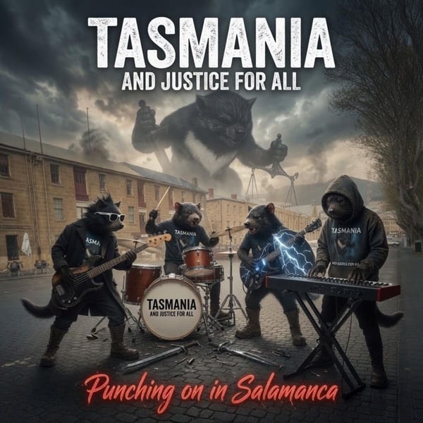 Punching on in Salamanca album cover