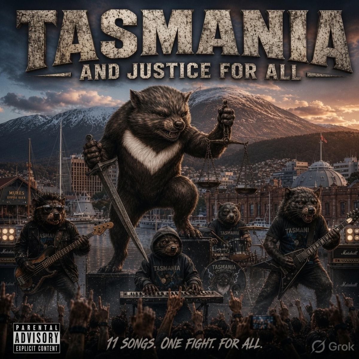 Tasmania And Justice For All cover