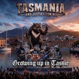Growing up in Tassie album cover
