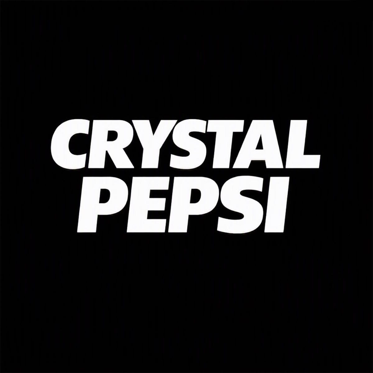 Crystal Pepsi cover