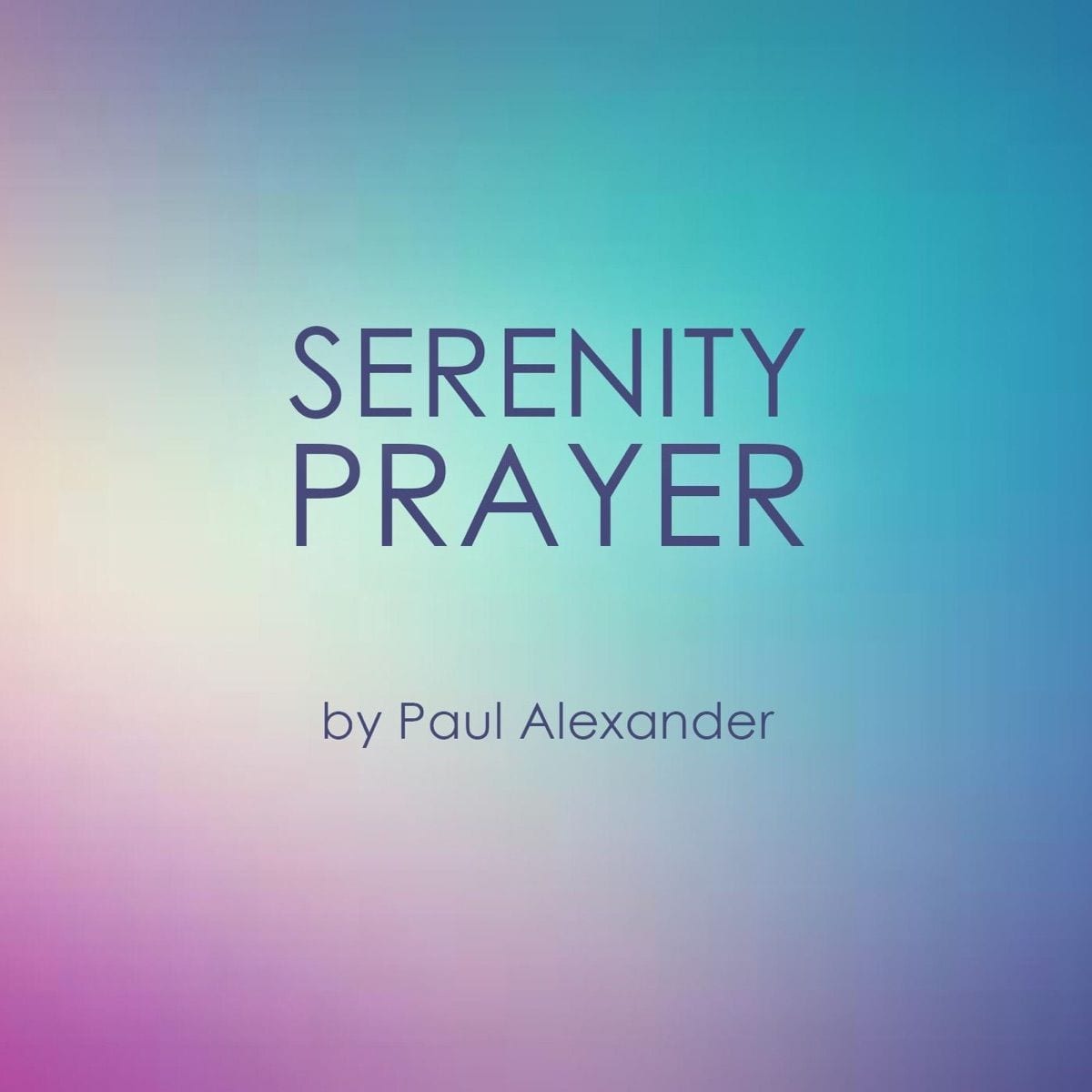 The Serenity Prayer cover