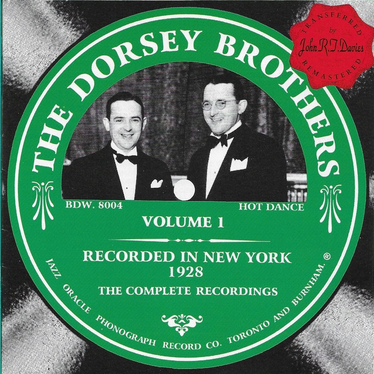 The Dorsey Brothers, Vol. 1 - 1928 cover