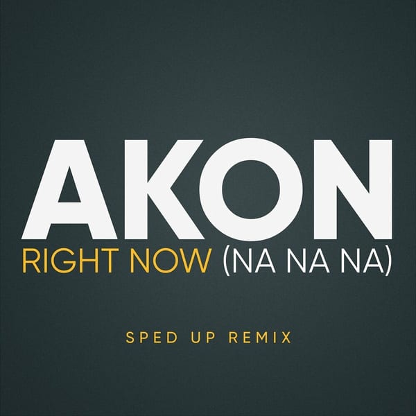 Right Now (Na Na Na) (Sped Up) cover